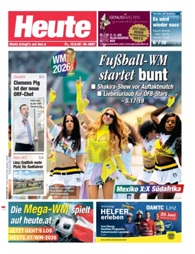 Cover of Heute - Oberosterreich Ausgabe