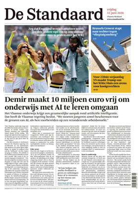 Cover of De Standaard