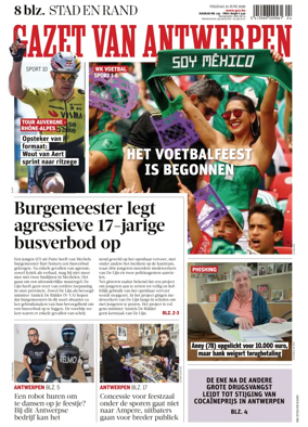 Cover of Gazet van Antwerpen Stad en Rand
