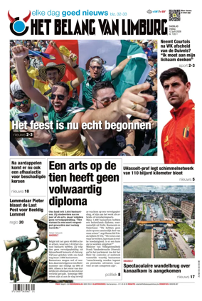 Cover of Het Belang van Limburg