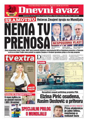 Cover of Dnevni avaz