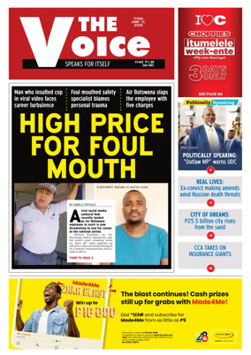 Cover of The Voice (Botswana)