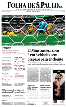 Cover of Folha de S.Paulo