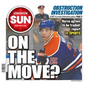 Cover of Edmonton Sun