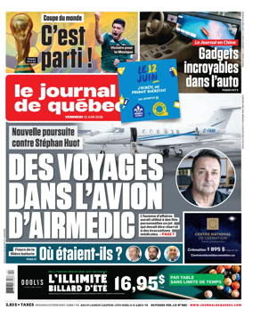 Cover of Le Journal de Quebec