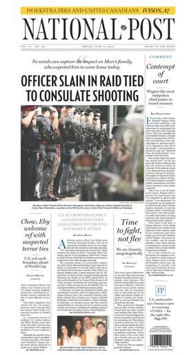 Cover of National Post - (National Edition)