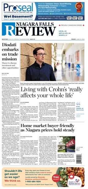Cover of The Niagara Falls Review