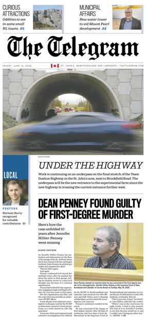 Cover of The Telegram (St. John's)