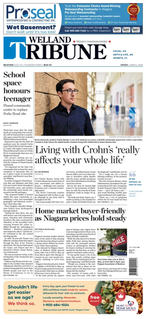 Cover of The Welland Tribune