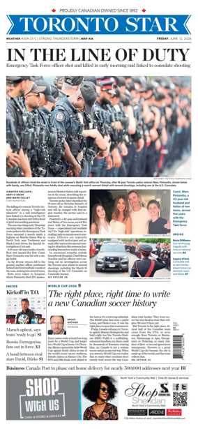Cover of Toronto Star
