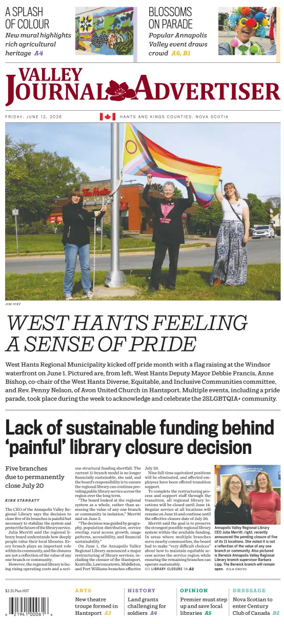 Cover of Valley Journal Advertiser