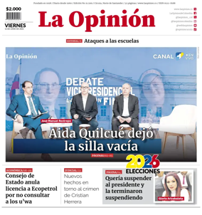 Cover of La Opinion