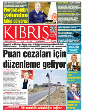 Cover of Kibris Gazetesi