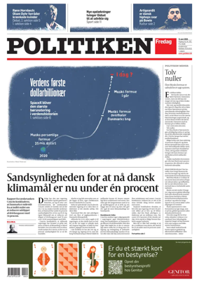Cover of Politiken