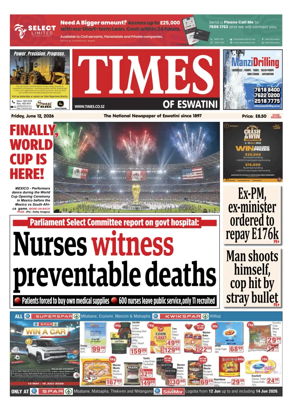 Cover of Times of Eswatini