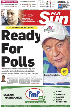 Cover of Fiji Sun