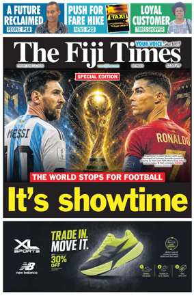 Cover of The Fiji Times