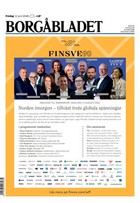 Cover of Borgabladet