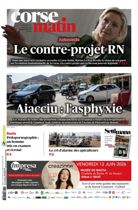 Cover of Corse Matin