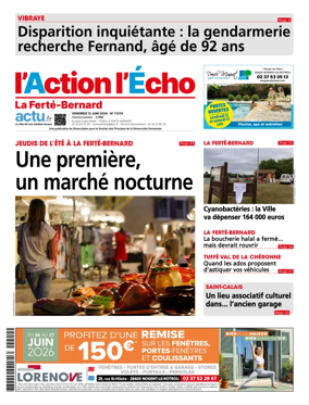 Cover of l'Action l'Echo (La Ferte-Bernard)