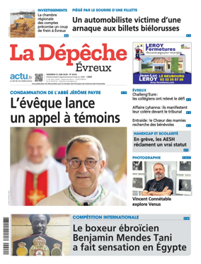 Cover of La Depeche Evreux