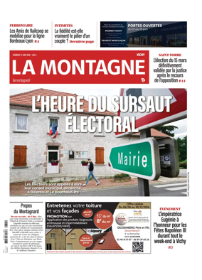 Cover of La Montagne (Vichy)