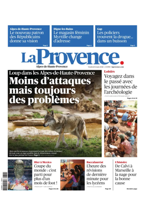 Cover of La Provence Alpes-de-Haute-Provence