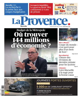 Cover of La Provence Marseille
