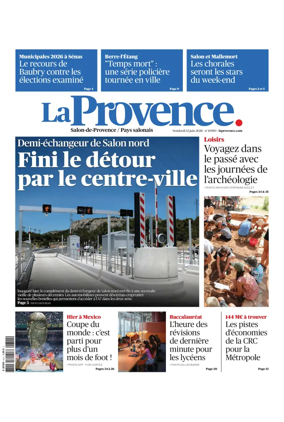 Cover of La Provence Salon-de-Provence / Pays salonais
