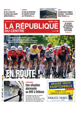 Cover of La Republique du Centre (Orleans - Loiret))
