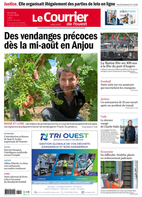 Cover of Le Courrier de l’Ouest (Angers)