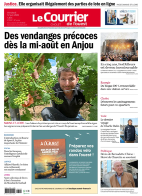 Cover of Le Courrier de l’Ouest (Cholet)