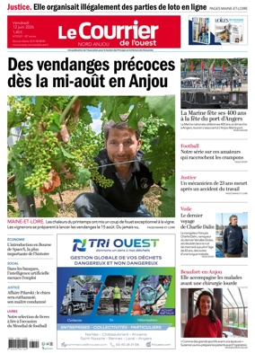 Cover of Le Courrier de l’Ouest (Nord Anjou)