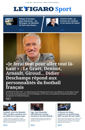 Cover of Le Figaro Sport