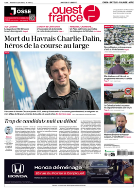 Cover of Ouest France (Caen - Bayeux - Falaise - Vire)