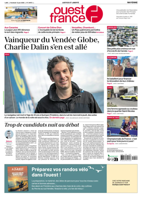 Cover of Ouest France (Mayenne)