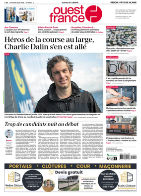 Cover of Ouest France (Redon / Pays de Vilaine)
