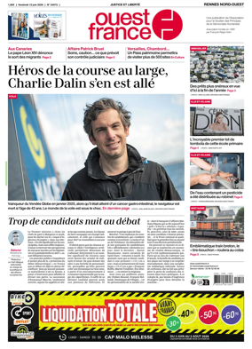 Cover of Ouest-France (Rennes Nord-Ouest)