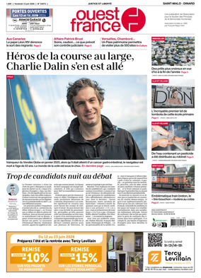 Cover of Ouest France (Saint-Malo)