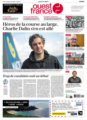 Cover of Ouest France (Vannes)