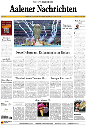 Cover of Aalener Nachrichten