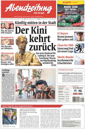 Cover of Abendzeitung Munchen