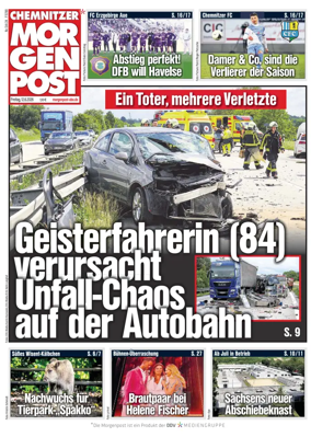 Cover of Chemnitzer Morgenpost