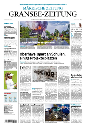 Cover of Gransee-Zeitung