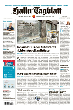 Cover of Haller Tagblatt