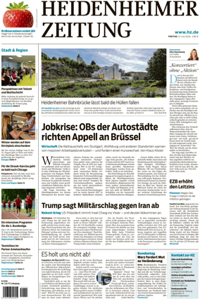 Cover of Heidenheimer Zeitung