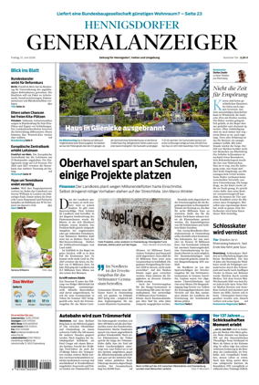 Cover of Hennigsdorfer Generalanzeiger