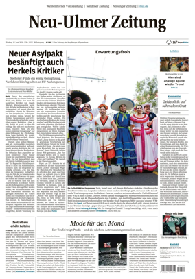 Cover of Neu-Ulmer Zeitung