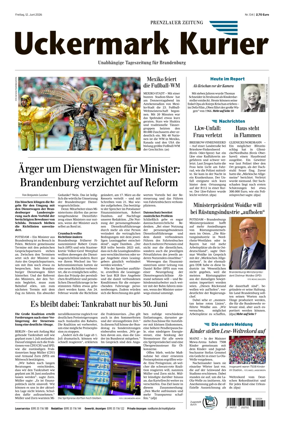 Cover of Prenzlauer Zeitung
