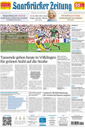 Cover of Saarbruecker Zeitung